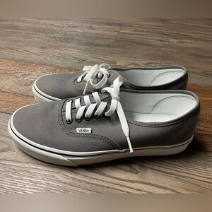 Vans Authentic shoes - pewter/black. Men’s 8.5/Women’s 10. New, never worn